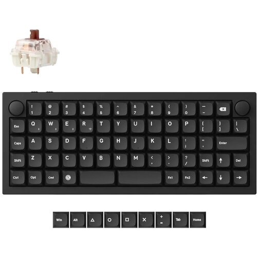 KEYCHRON Q15 Max QMK Brezžična Mehanska Tipkovnica, Bluetooth / 2.4 GHz, Brown Tactile Switch, US Layout, Q15M-M3, (21733285) Slike