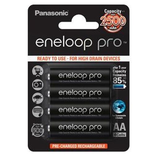 Panasonic Eneloop 4xAA PRO 2500mAh punjive baterije Cijene