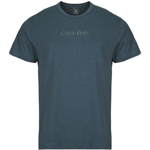 Calvin Klein Jeans Majice s kratkimi rokavi S/S CREW NECK Modra Cene