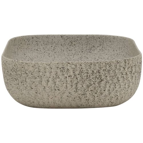  umivaonik sivi pravokutni 48x37,5x13,5 cm keramički Slike