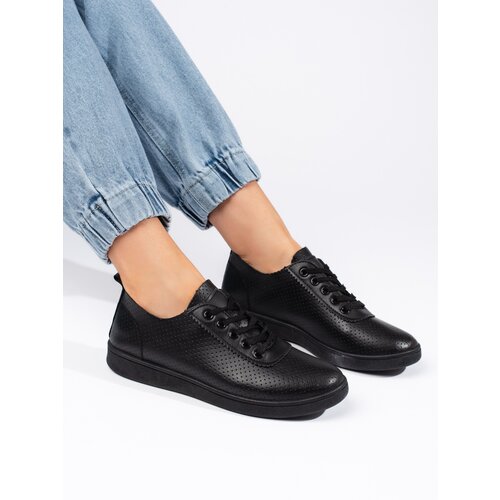 SEASTAR Women's black lace-up shoes Cene