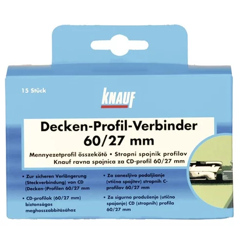 Knauf Vezni del za CD profil (60/27 mm, 15 kosov)