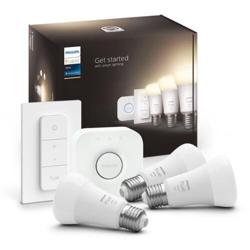  Osnovni komplet Philips Hue WHITE 3xE27/9,5W 2700K + uređaj za povezivanje Cene