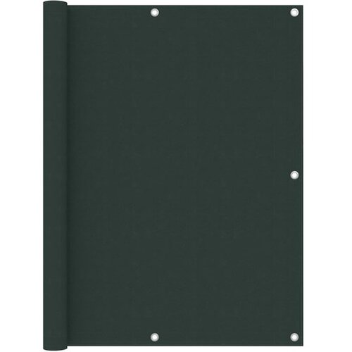 vidaXL Balkonsko platno temno zeleno 120x600 cm oksford blag Cene
