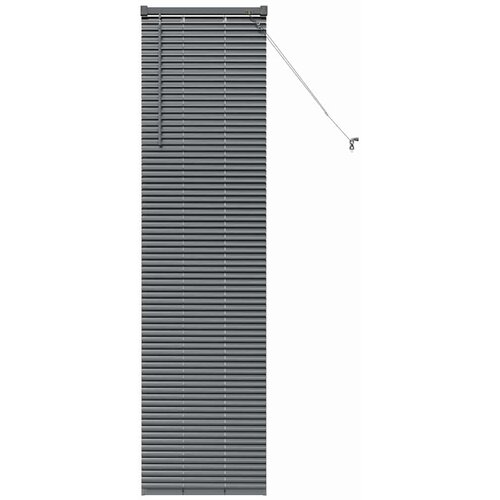 vidaXL Venecijanske žaluzije Temno siva 175 x 50 cm Aluminij, (5000178253) Cene