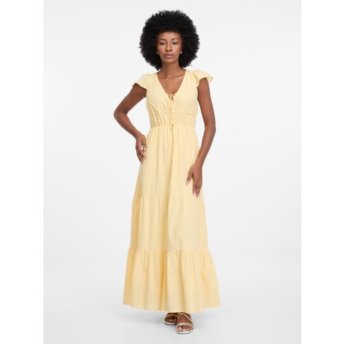 Orsay Yellow Women&amp;#039;s Maxi Dress - Women&amp;#039;s Slike