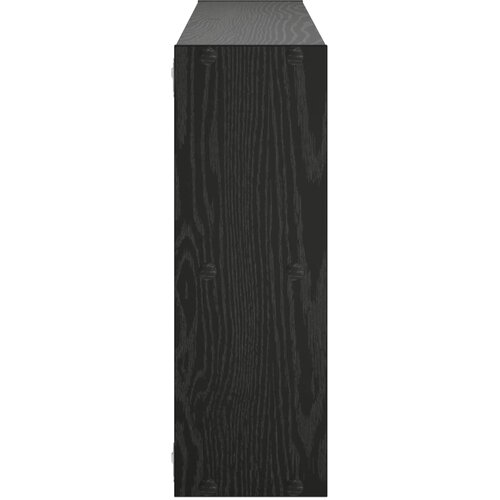  Polica na zidu Crni hrast 102 x 17 x 50 cm Konstruirano drvo Slike