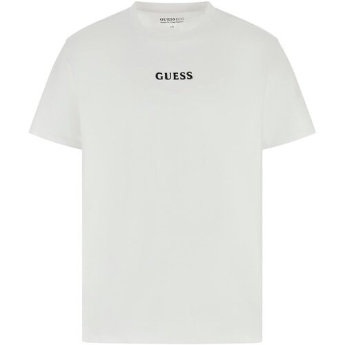 Guess Majica &amp;#039;QUATTRO&amp;#039; crna / bijela Slike