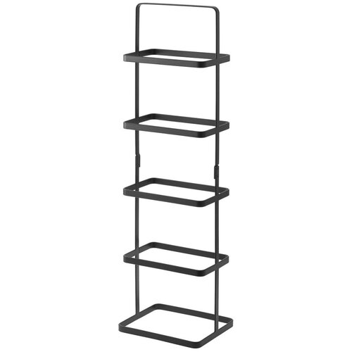 YAMAZAKI Črno visoko stojalo za čevlje Tower Shoe Rack Slike