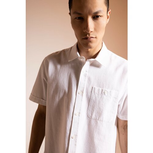 Defacto Regular Fit Polo Neck Short Sleeved Cotton Shirt Slike