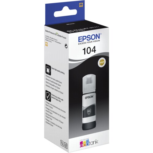 Epson Originalna črna steklenička 104 - C13T00P140 [Ml-65], (20304885) Cene