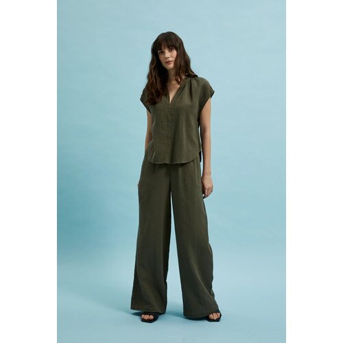 Moodo Women's summer trousers - khaki Cene