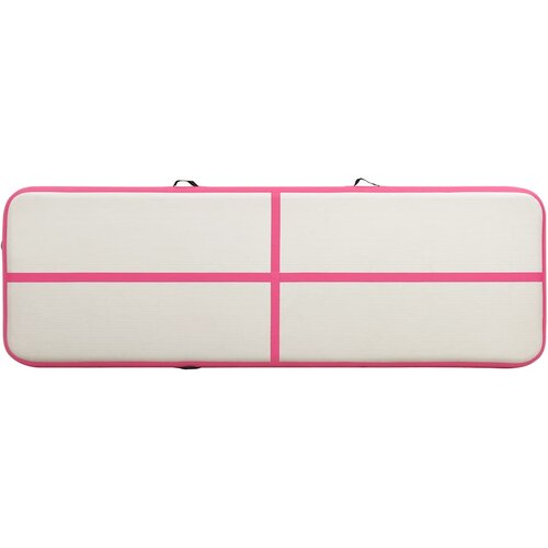  Strunjača na napuhavanje s crpkom 500 x 100 x 20 cm PVC roza Slike