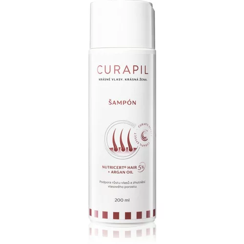 Curapil Hair Care Nutricert hair + argan oil aktivacijski šampon za poticanje rasta kose 200 ml