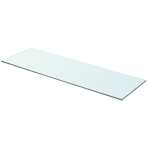 VidaXL Polica Prosojno Steklo 80x25 cm Slike