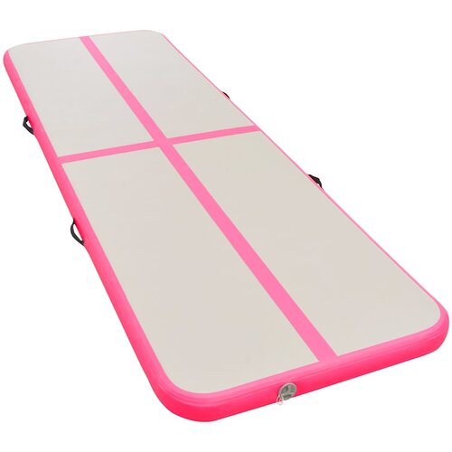  Strunjača na napuhavanje s crpkom 600 x 100 x 10 cm PVC roza Slike