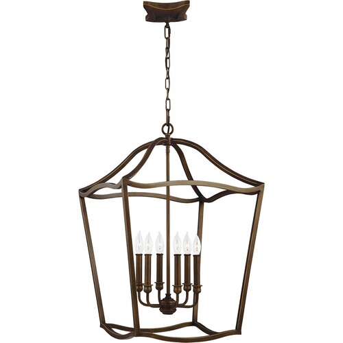 Elstead Lighting Elstead Yarmouth 6 visečih svetilk, barvana starana medenina, (22098550) Cene