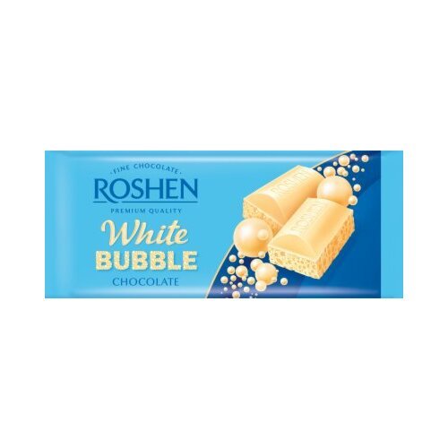 Roshen vazdušasta bela čokolada 80g Slike