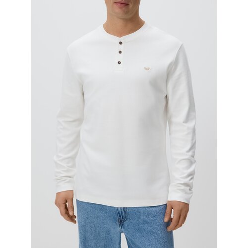 Reserved Slim fit bluza dugih rukava - krem Cene