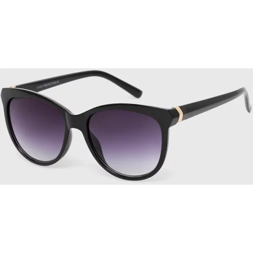 Answear Lab Sunčane naočale za žene, boja: crna