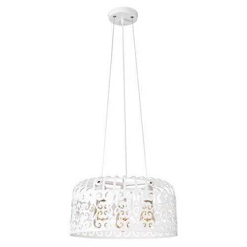 Rabalux alessandra visilica E27 3x60W,mat bela industrijska rasveta Slike