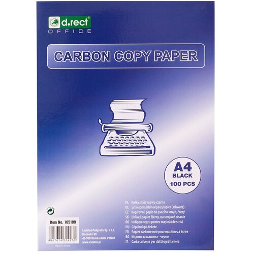  Indigo papir a4 levia 1/100 črn 105199 Slike