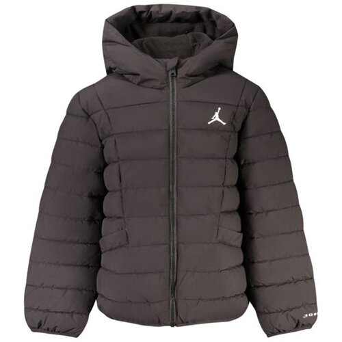 Air Jordan dječja prošivena jakna s kapuljačom crna Cene