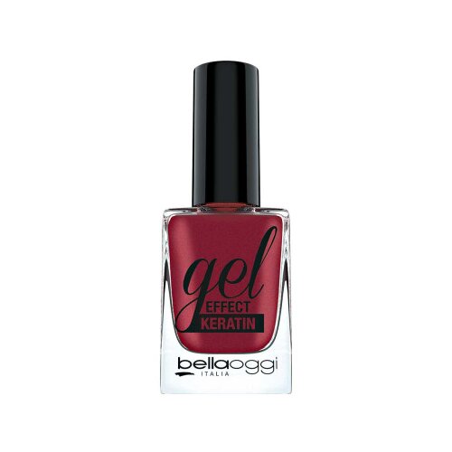 bellaoggi lak za nohte - Gel Effect Keratin Nail Polish - Fire Red Cene