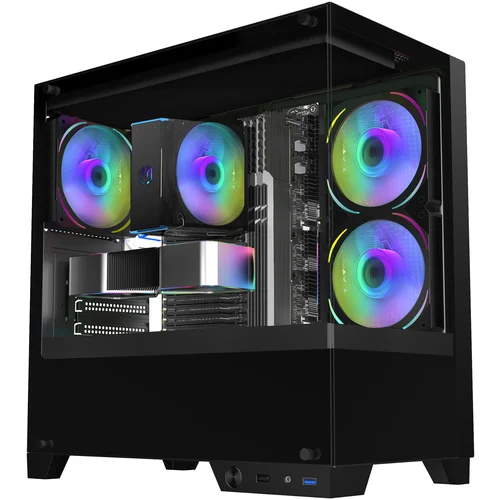 VIST pc gaming ryzen 7 5700X - ram 32GB - rtx 4060Ti - ssd 1TB M.2 - wifi - W11, (21654723)