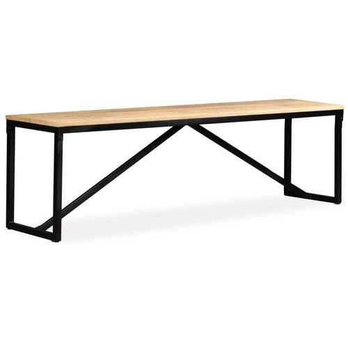  Klupa od masivnog drva manga 160x35x45 cm Slike