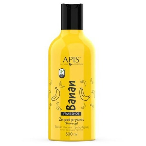 Apis Natural Cosmetics gel za tuširanje banana fruit shot 500 ml | apis cosmetics | kozmo Slike