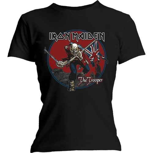 Iron Maiden Košulja Tee Trooper Red Sky Black L