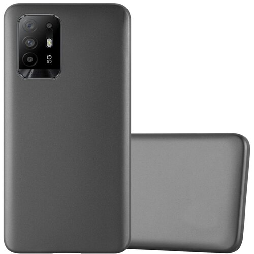 Cadorabo Primer združljiv z OPPO v kovinsko sivi - za&scaron;čitni pokrov, narejen iz fleksibilnega silikona TPU, (20602623) Cene