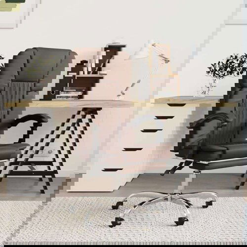  Uredski naslonjač od umjetne kože smeđi Cene