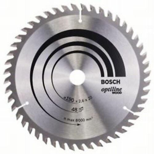 Bosch List kružne testere Optiline Wood 190 x 20;16 x 2.6 mm. 48 Cene