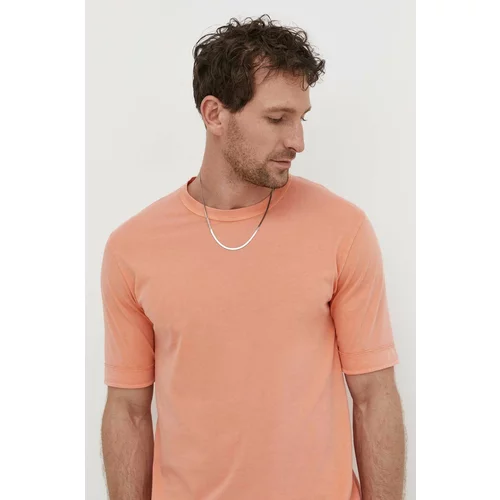 DRYKORN Pamučna majica za muškarce, boja: narančasta, bez uzorka