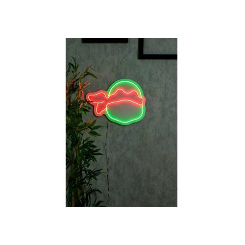 WALLXPERT dekorativna plastična led rasveta ninja red Slike