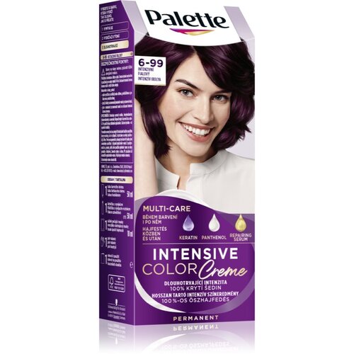 Schwarzkopf Palette Intensive Color Creme trajna boja za kosu nijansa 6-99 (V5) Intense Violet 1 kom Slike