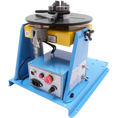 CNCEST Rotacijski varilni položajnik, 1-12rpm nadzor hitrosti, 0-90&deg; nagibni kot, modra, 220V, (5000159935) Cene