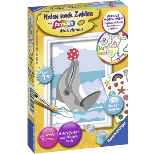 Ravensburger crtanje i bojenje - Delfini bojanka Cene