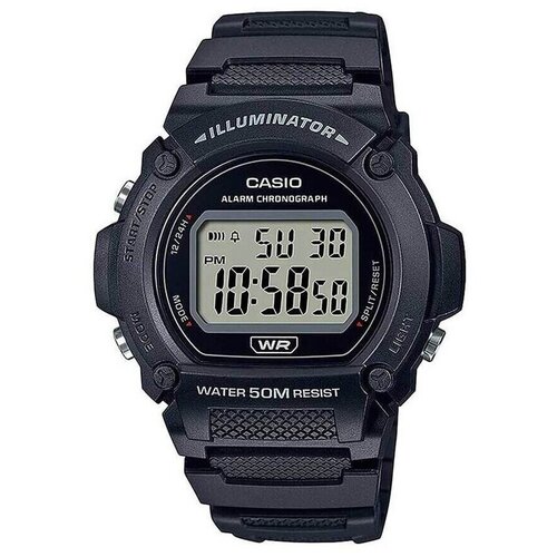 Casio Ura W219H1A Črna Slike