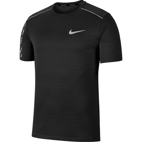 Nike muška majica za trčanje M NK DRY MILER SS EDGE GX PO crna CJ5338 Slike