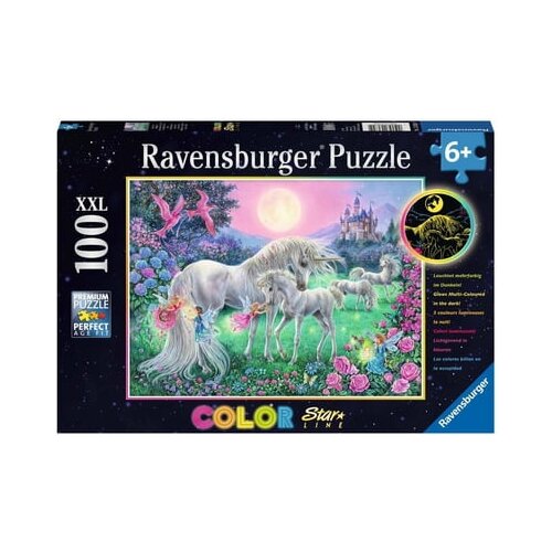 Ravensburger Puzzle Jednorozi u prirodi, 100 delova Slike
