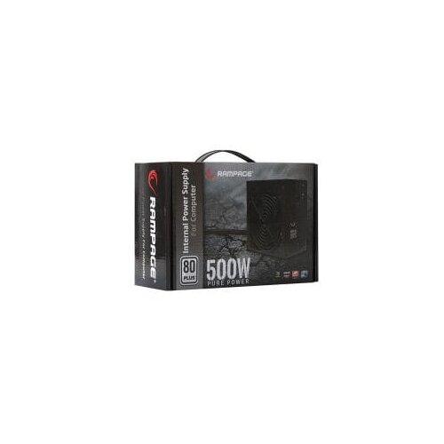 Napojna jedinica gaming RAMPAGE RMP-500-80P 500W Active PFC,ventilator 120mm, 80 PLUS Slike