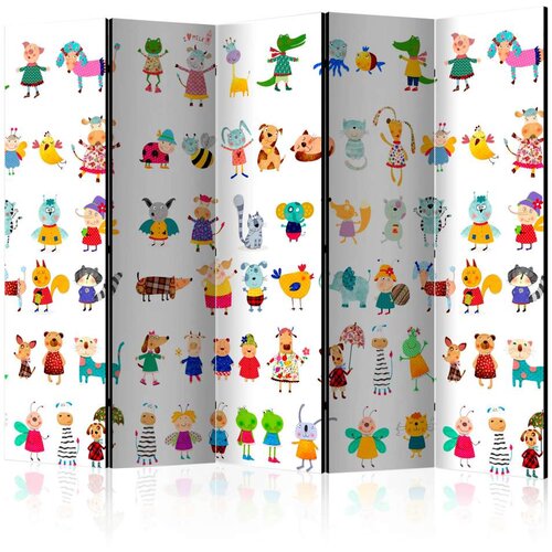  Paravan u 5 dijelova - Cartoon Pets II [Room Dividers] 225x172 Cijene