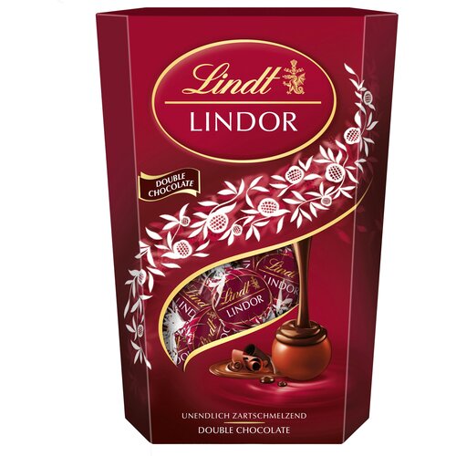 Lindt Lindor Double Chocolate - 137 g Slike