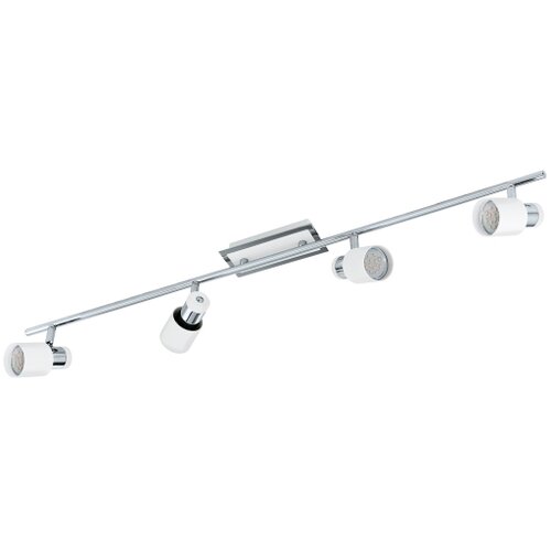 Eglo davida spot/4, led, gu10, 4x5w, 4x400lm, hrom/bela 9KDN9Q3 Slike