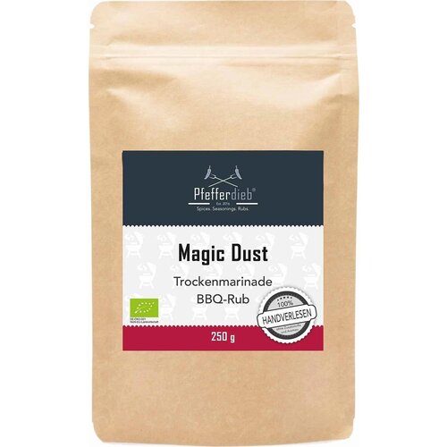 Pfefferdieb Bio Magic Dust - Premium začimba za žar, BBQ Rub - 250 g Slike
