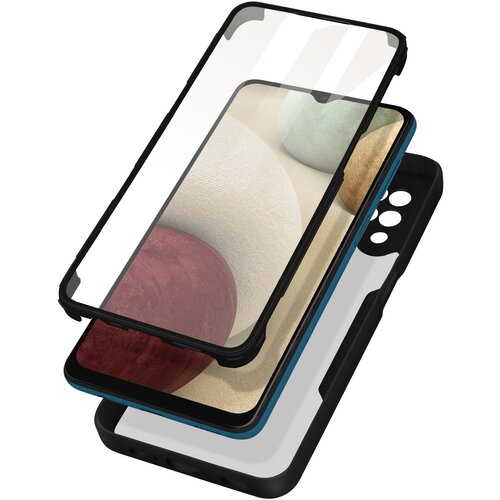 AVIZAR Ovitek Samsung Galaxy A12, zadnji del iz pleksiglasa z crno obrobo, (20616848) Cene