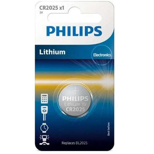 Philips lithium cell, baterija, CR2025 Slike